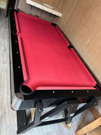 Pool and air hockey table (flips over)