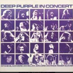 DEEP PURPLE in concert live original double vinyl record. Vinyl is near mint. Sleeve is vg with signs of wear on spine