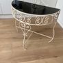 Vintage Console / Demi Lune Table Image 3