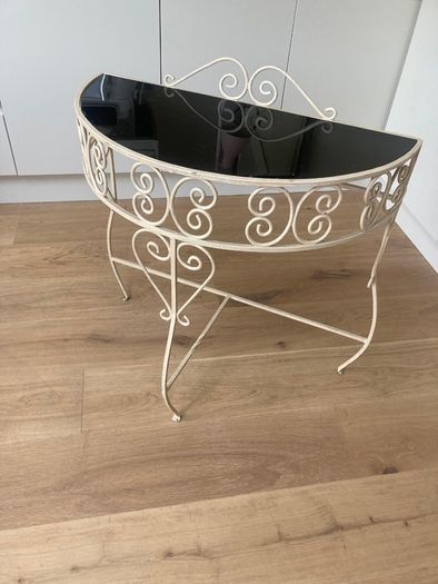 Vintage Console / Demi Lune Table