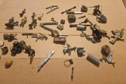 Tiny Army Figures plus other small accessories