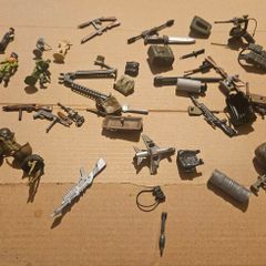 Tiny Army Figures plus other small accessories