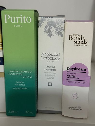 Korean and other moisturiser genuine