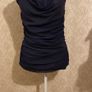 Top Mexx ruched layers Navy Image 2