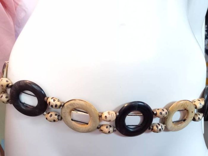 Vintage Wooden Bohemian Belt