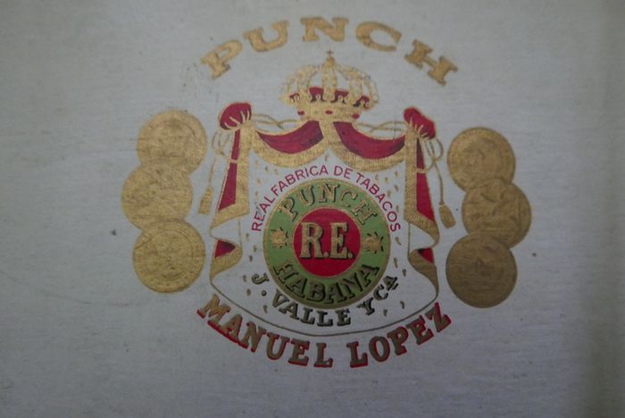 Punch Empty Cigar Wooden Box