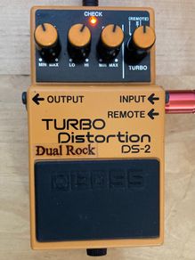 Boss DS-2 Turbo Distortion with MSM Dual Rock Mod