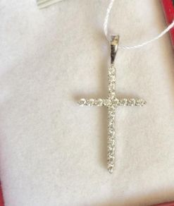 925 Sterling Silver Cross Pendant NEW