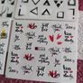Nail art stickers . 9 sheets Image 7