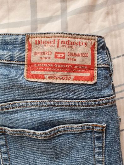 Diesel industry jeans Size 30/30 button fly blue denim In excellent condition