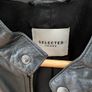 Selected mens leather jacket Image 3