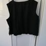 Hobbs Black Linen Top Size 18 Image 5