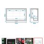 Commercial 3 Door Undercounter Fridge Approx. 320L Image 5
