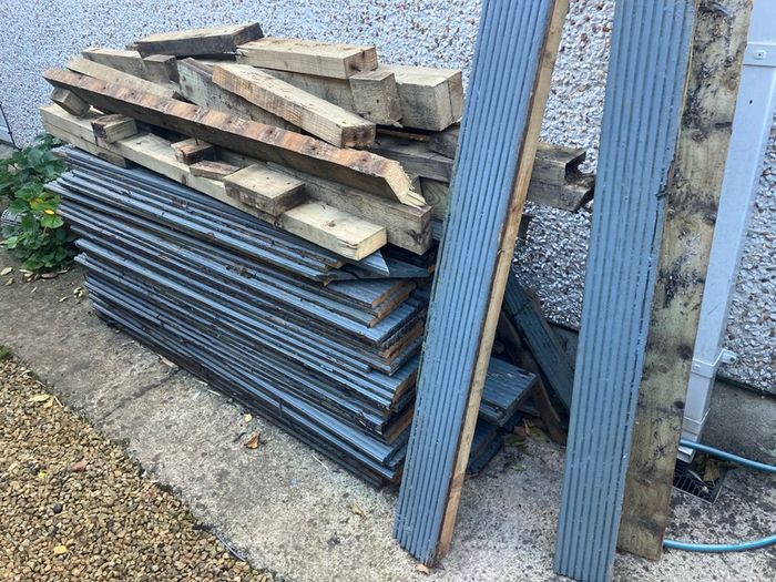 Free Old Decking for fire wood