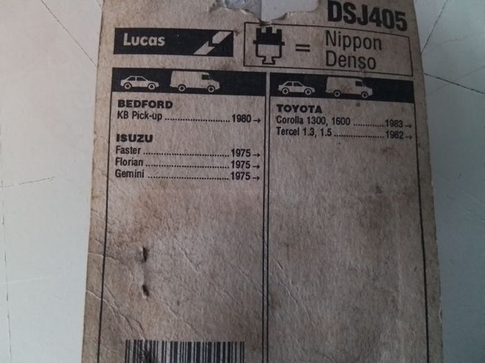 Toyota/Bedford/Isuzu Ignition Points.