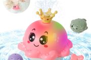 Baby Bath Toys, Octopus LED Automatic Spray Water Light Up Bath Tub Swimming Pool Toys Gifts for Toddlers 0-6 Months Kids