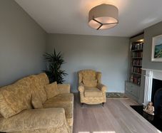 Traditional 2-Seater Sofa and Wingback Armchair