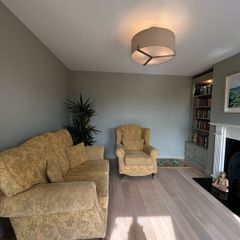 Traditional 2-Seater Sofa and Wingback Armchair