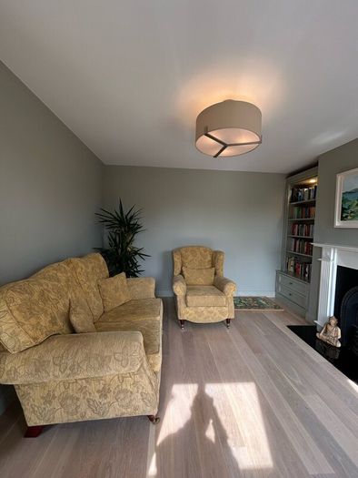 Traditional 2-Seater Sofa and Wingback Armchair