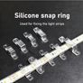 30pcs LED Strip Fixed Clip Connector Accessories, LED Light Strip Retaining Rings, for Securing Light Strips Suitable for Indoor/Outdoor Use, Ideal for DIY Lighting Projects Image 4