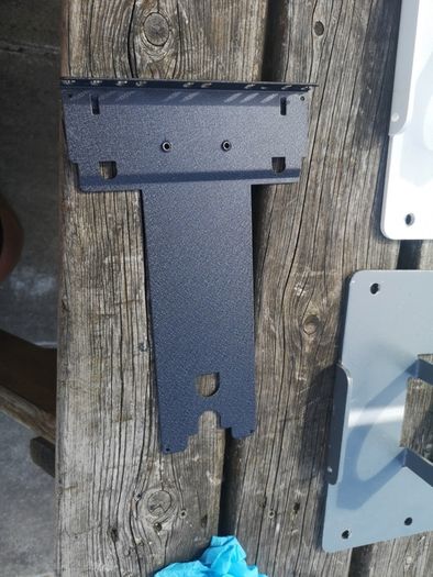 computer aliminum brackets and slide drawers