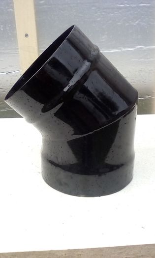 45 Degree Bend Stove Flue Mi-Flue Gloss 6'' 150mm BRAND NEW