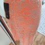 BNWT  beige/orange neon midi lace skirt  F&F size UK16 EU44 Postage included Image 2