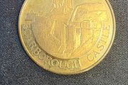 Scarborough Castle Souvenir Token / Medallion - St George &amp; Dragon