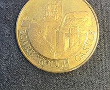 Scarborough Castle Souvenir Token / Medallion - St George & Dragon