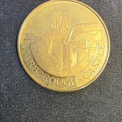 Scarborough Castle Souvenir Token / Medallion - St George & Dragon