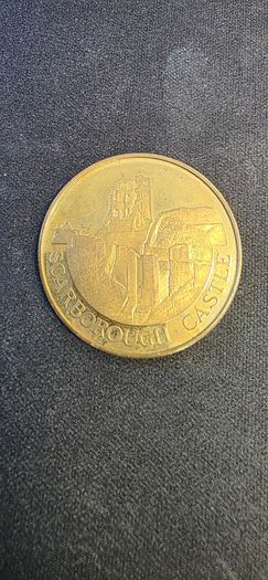Scarborough Castle Souvenir Token / Medallion - St George & Dragon