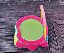 Kids Mini Trampoline with Handle - Good Condition