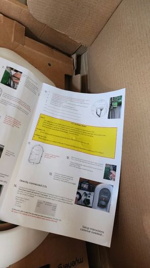 New Myenergi Zappi RRP 900e 7kW Single-Phase Tethered White EV Charger (Model: ZAPPI-207TW)