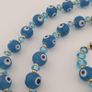 Vintage Venetian Style Evil Eye Glass Beaded Necklace Image 5