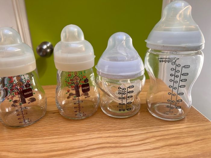 glass baby bottles