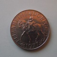 1977 Great Britain 25 New Pence 'Silver Jubilee of Elizabeth II reign'