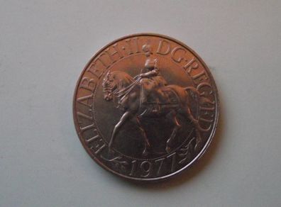 1977 Great Britain 25 New Pence 'Silver Jubilee of Elizabeth II reign'