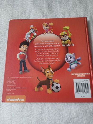 2 Paw Patrol hardback books
