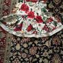 Beautiful Floral Skater Cotton Skirt, size-12 Image 4