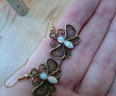 Cute butterfly earrings