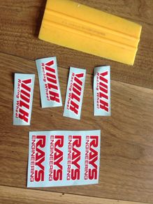 Volk racing & rays engineering stickers / decals