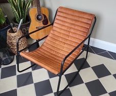 leather rocking chair