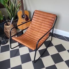 leather rocking chair