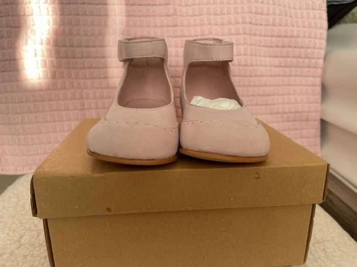 Pink Leather Girls Shoes