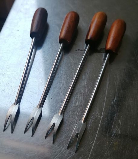 Jolly Swagman Pottery Cocktail Fork Holder