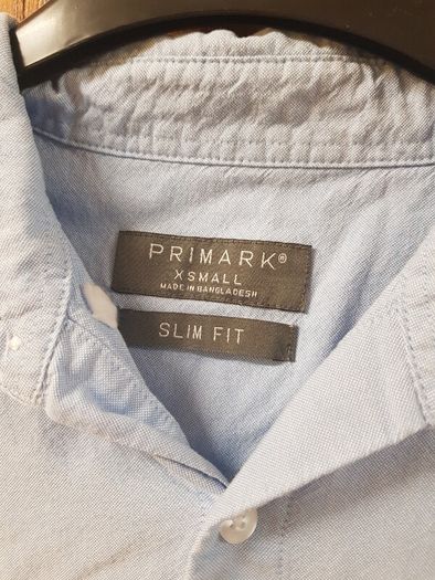 Smart light blue short sleeved buttoned summer shirt - Size-XS