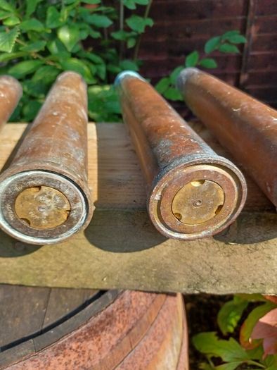 Brass Artillery Shells,Military, Antique