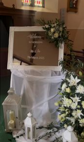 Personalised Mirror Welcome Sign for Rent