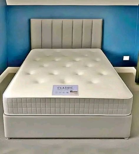 New Stylish single ,Double 4ft, 4ft6, King 5ft And 6ft Superking Sizes Divan Beds Instock. Drawers And Optional Tufted Mattresses Available. Free Delivery