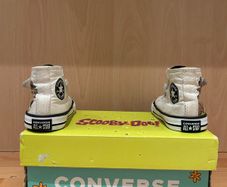 CONVERSE x Scooby-Doo Easy-On Chuck Taylor All Star Toddler High Top UK 6 Very Good + Box